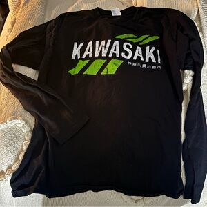 Kawasaki Black Long Sleeve Tee